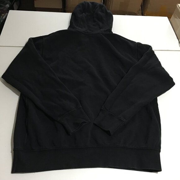 Nike Hoodie Sportswear Club Fleece Pullover Sweatshirt Mens Large Black - Picture 7 of 9
